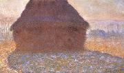 Claude Monet Grainstack in the Sunlight painting
